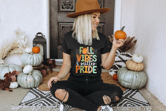 Fall Vibes & Miller Pride PNG Design