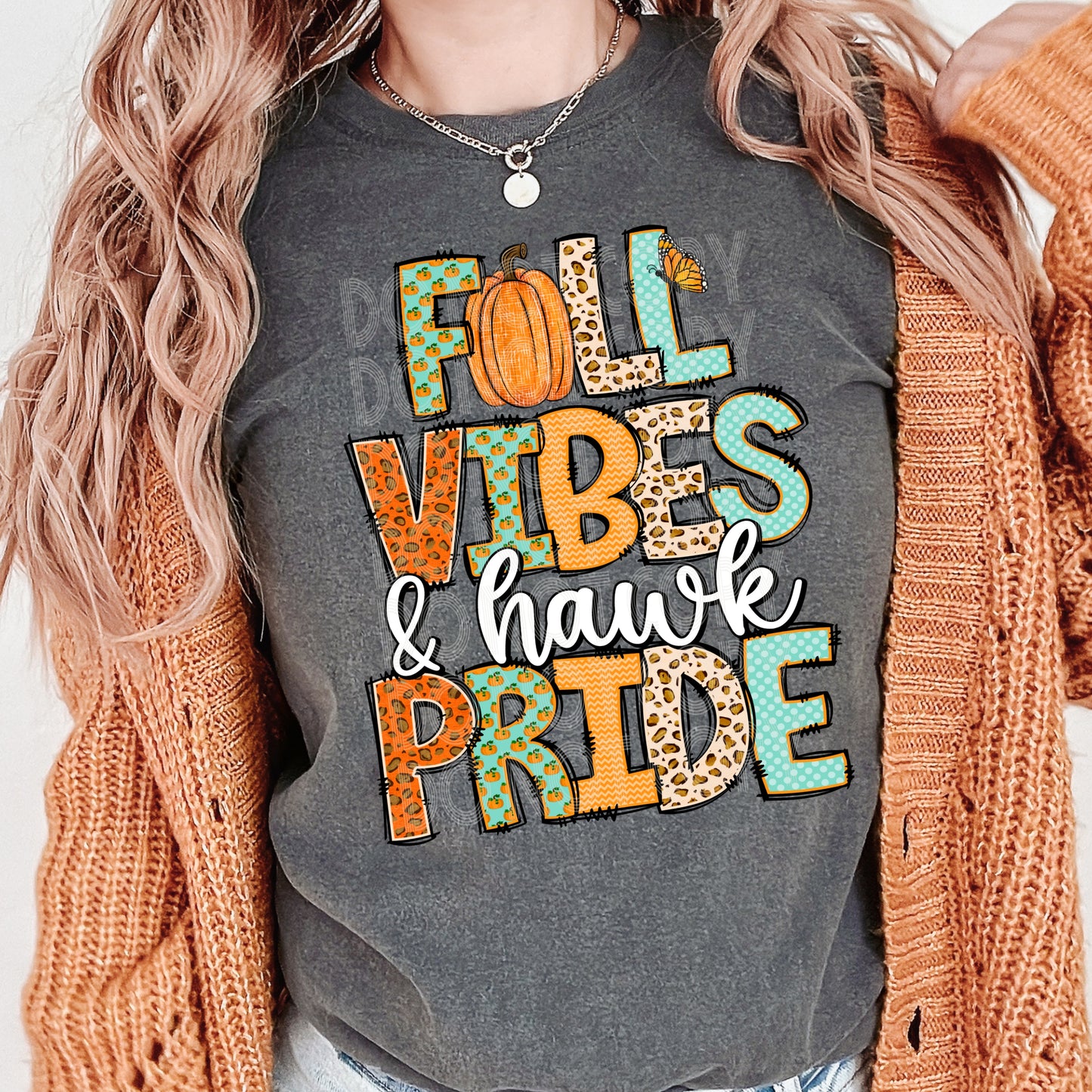 Fall Vibes & Hawk Pride PNG Design