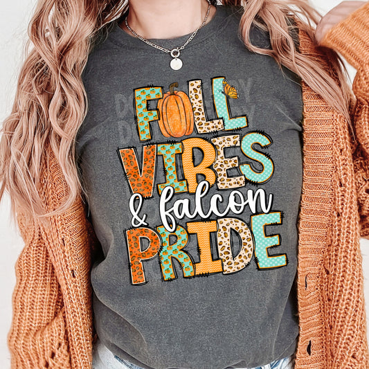 Fall Vibes & Falcon Pride PNG Design