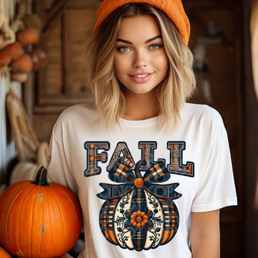 Fall Plaid PNG Design