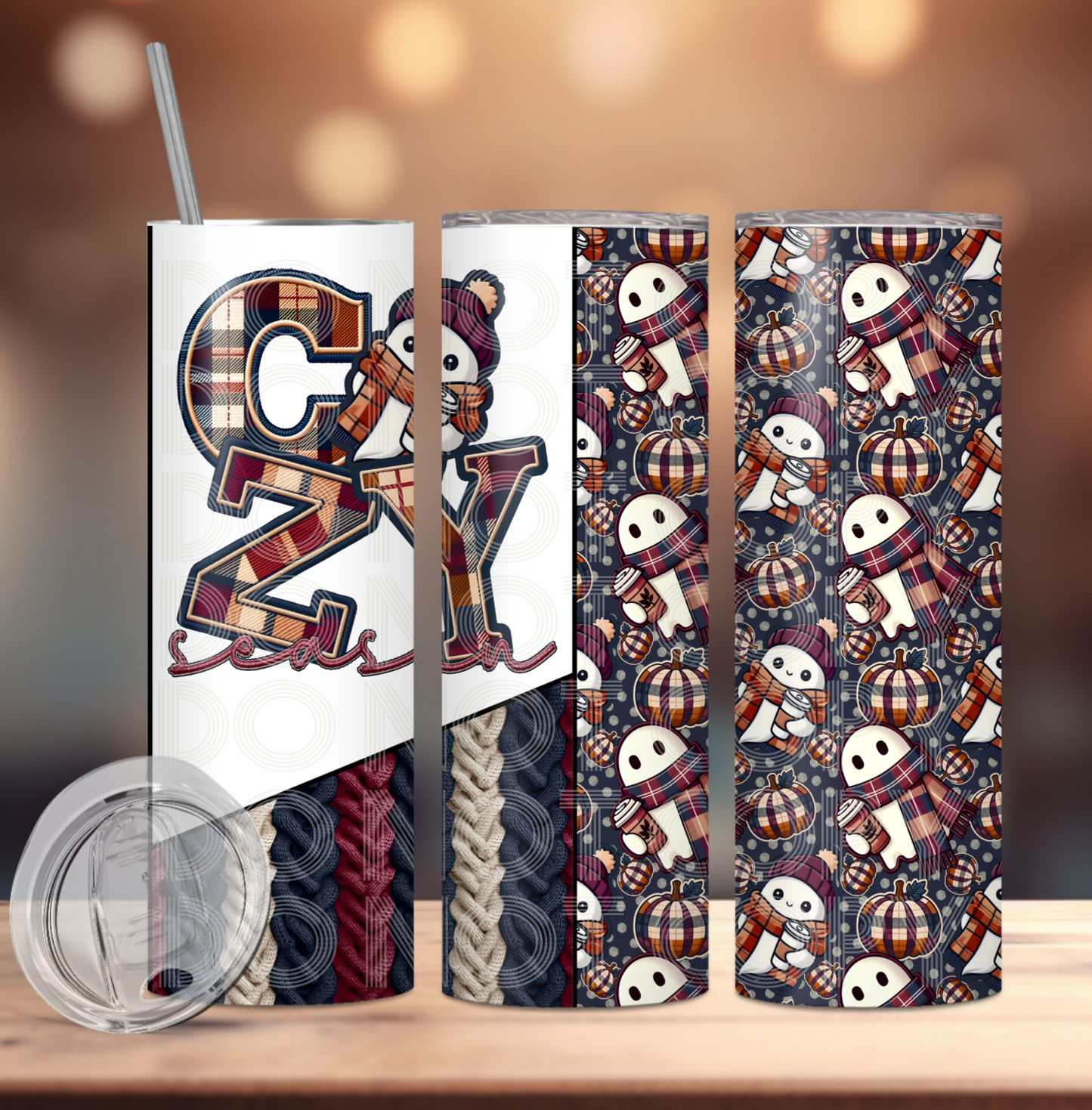 Cozy Season Tumbler PNG Design