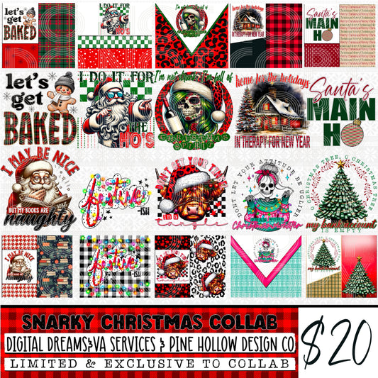 Snarky Christmas Collab w/ Digital Dreams & VA Services