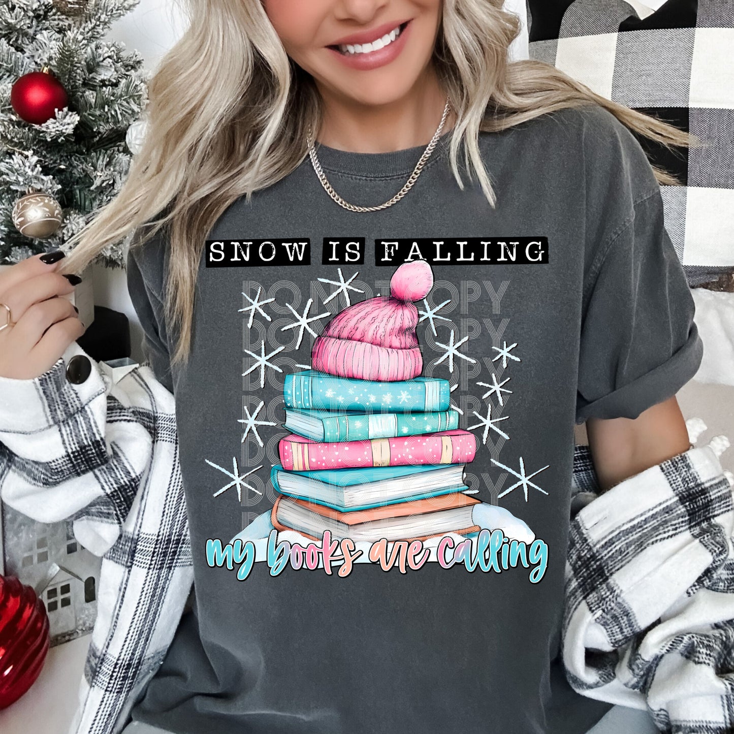 Snow Is Falling PNG Design