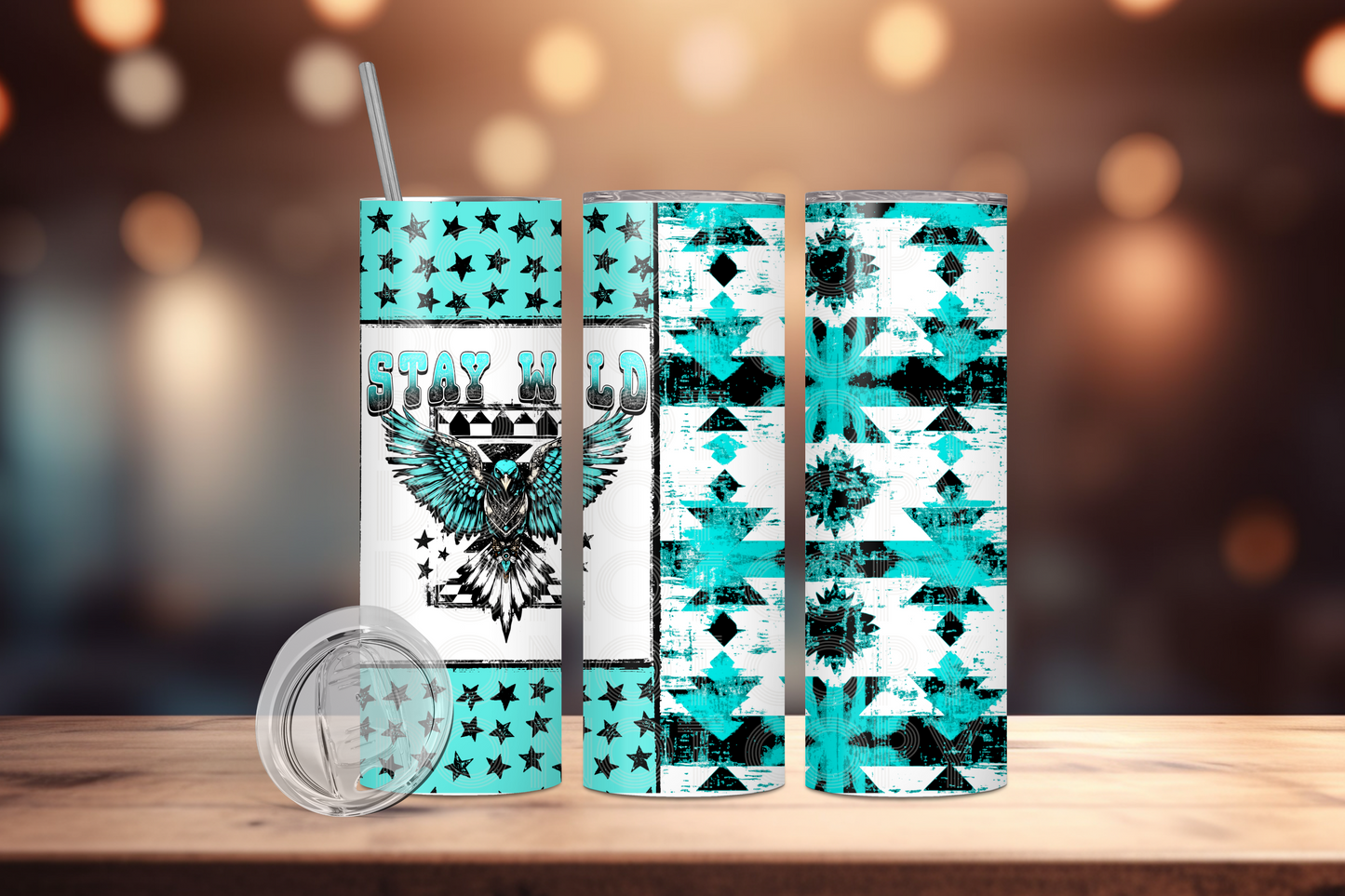 Stay Wild Tumbler PNG Design