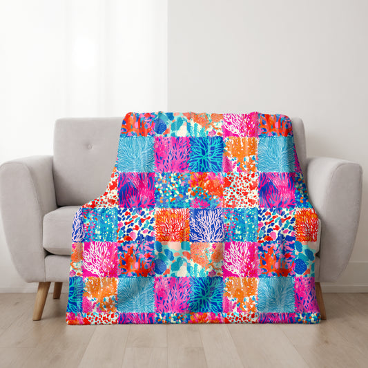 Patchwork Summer Seamless PNG Design