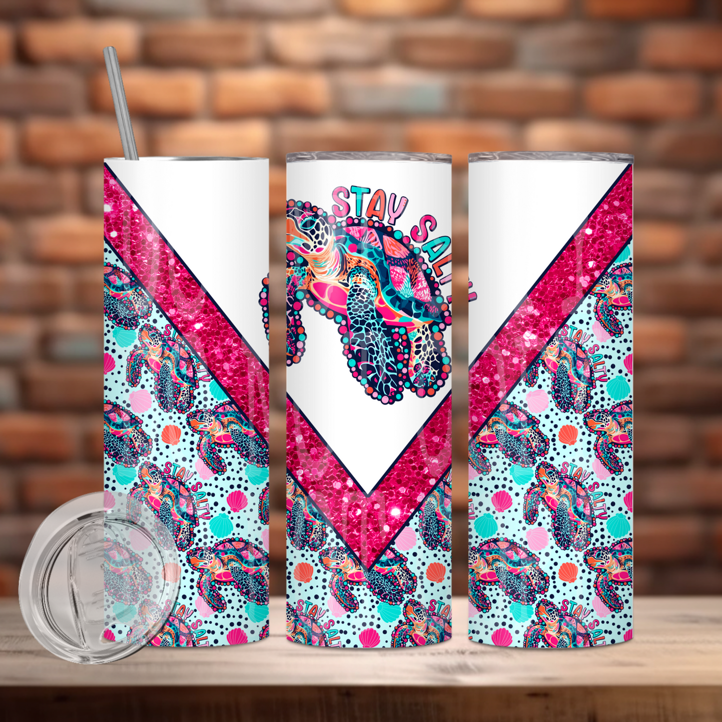 Stay Salty Tumbler PNG Design