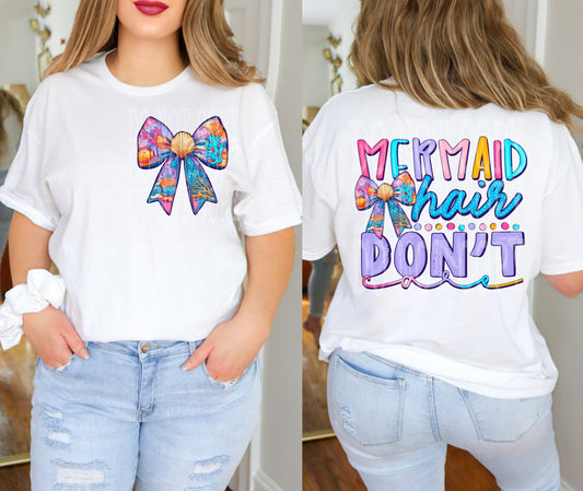 Mermaid Hair Don't Care PNG Design