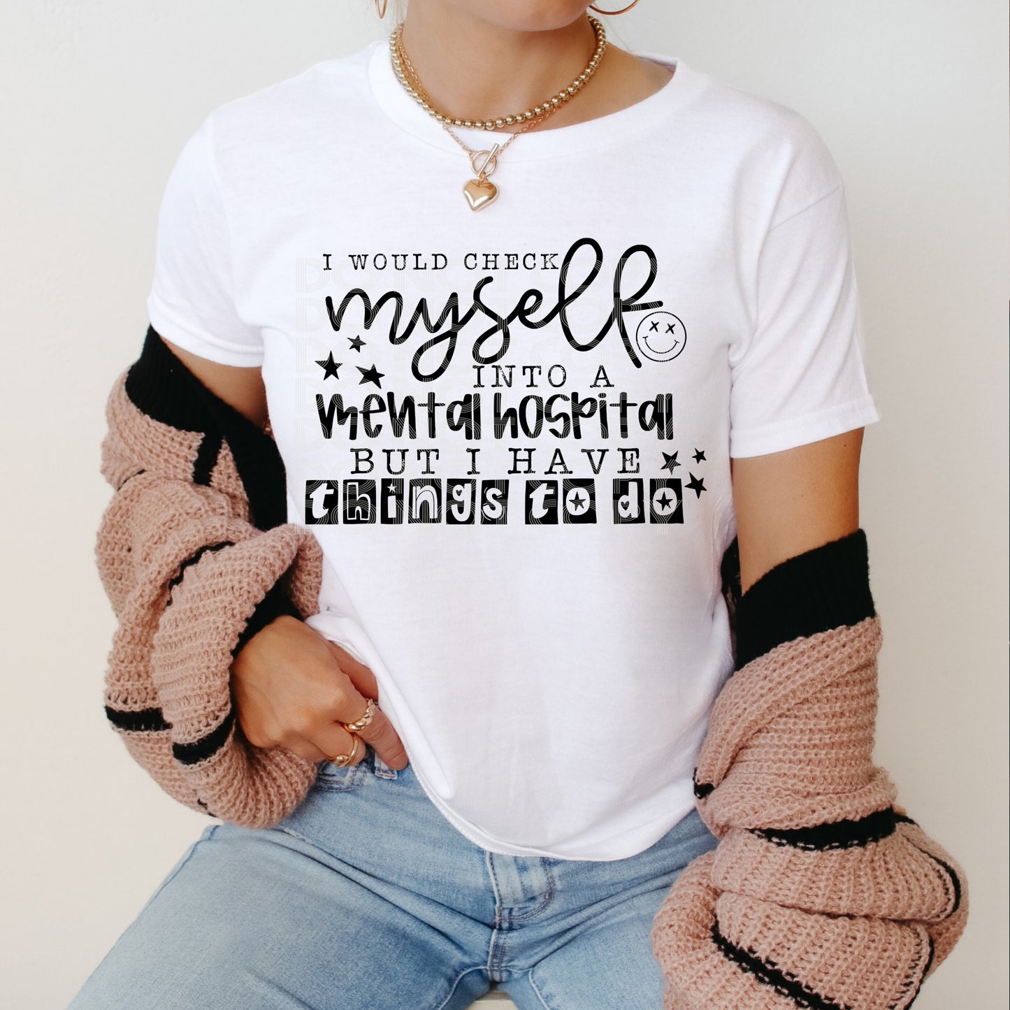 I Would Check Myself PNG Design