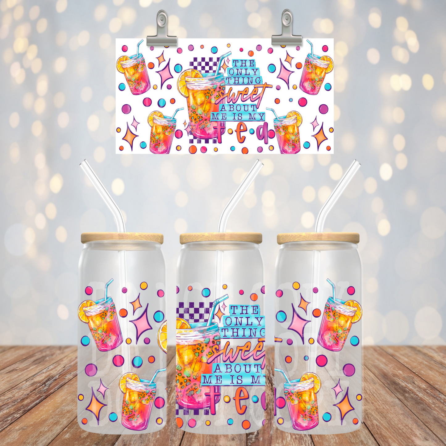 The Only Thing Sweet 16oz Libbey PNG Design