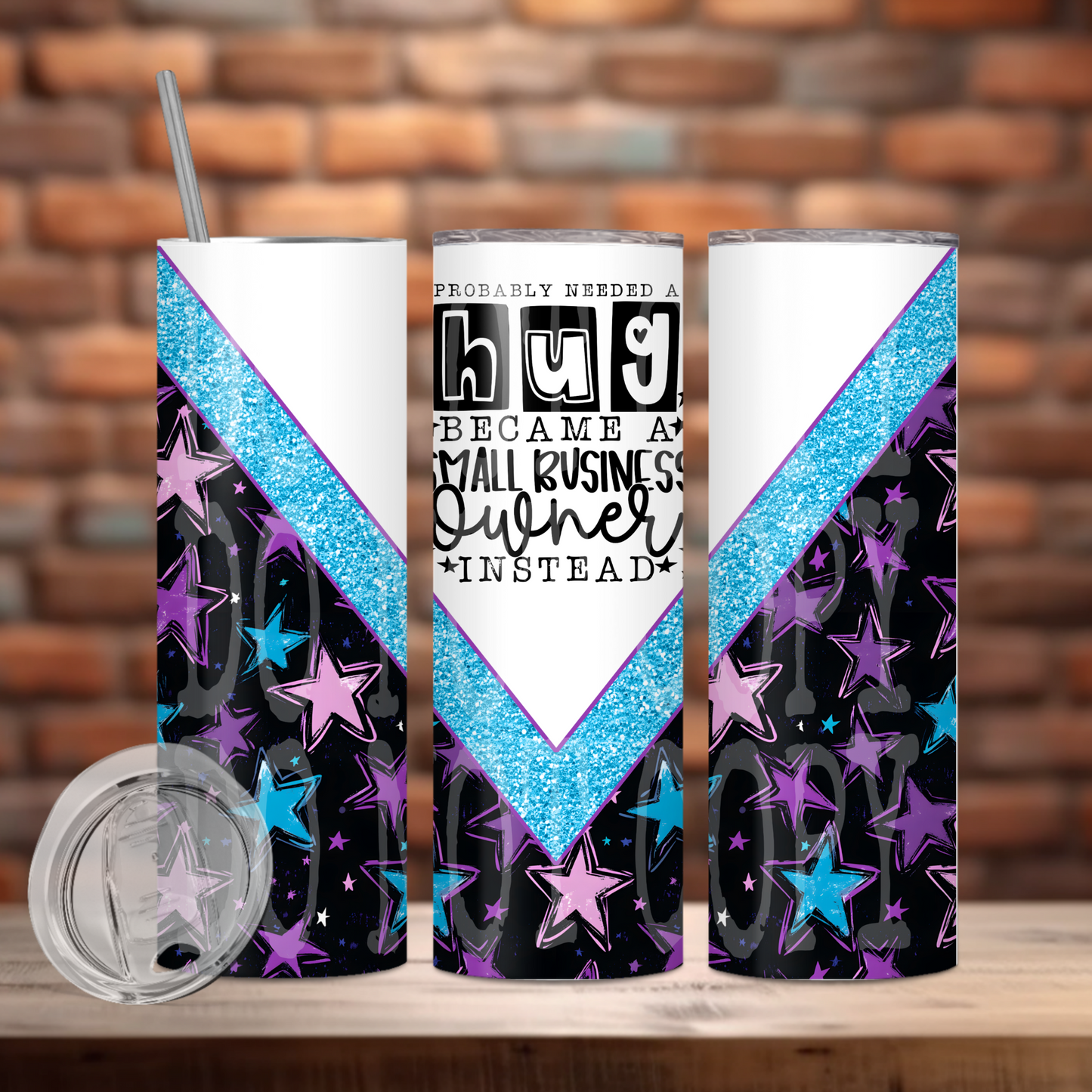 Probably Needed A Hug Tumbler PNG Design
