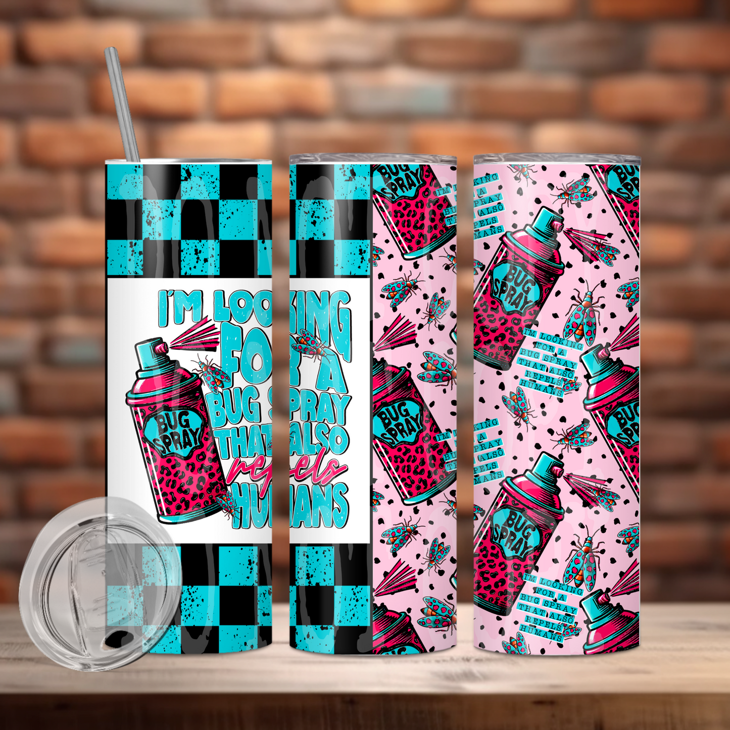 Looking For A Bug Spray Tumbler PNG Design