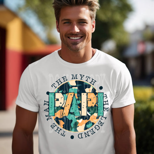 Papi The Man PNG Design