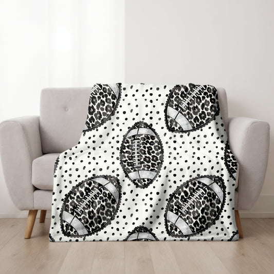 Leopard Football Seamless PNG Design