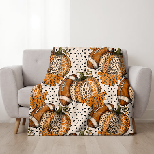 Football And Fall Seamless PNG Design