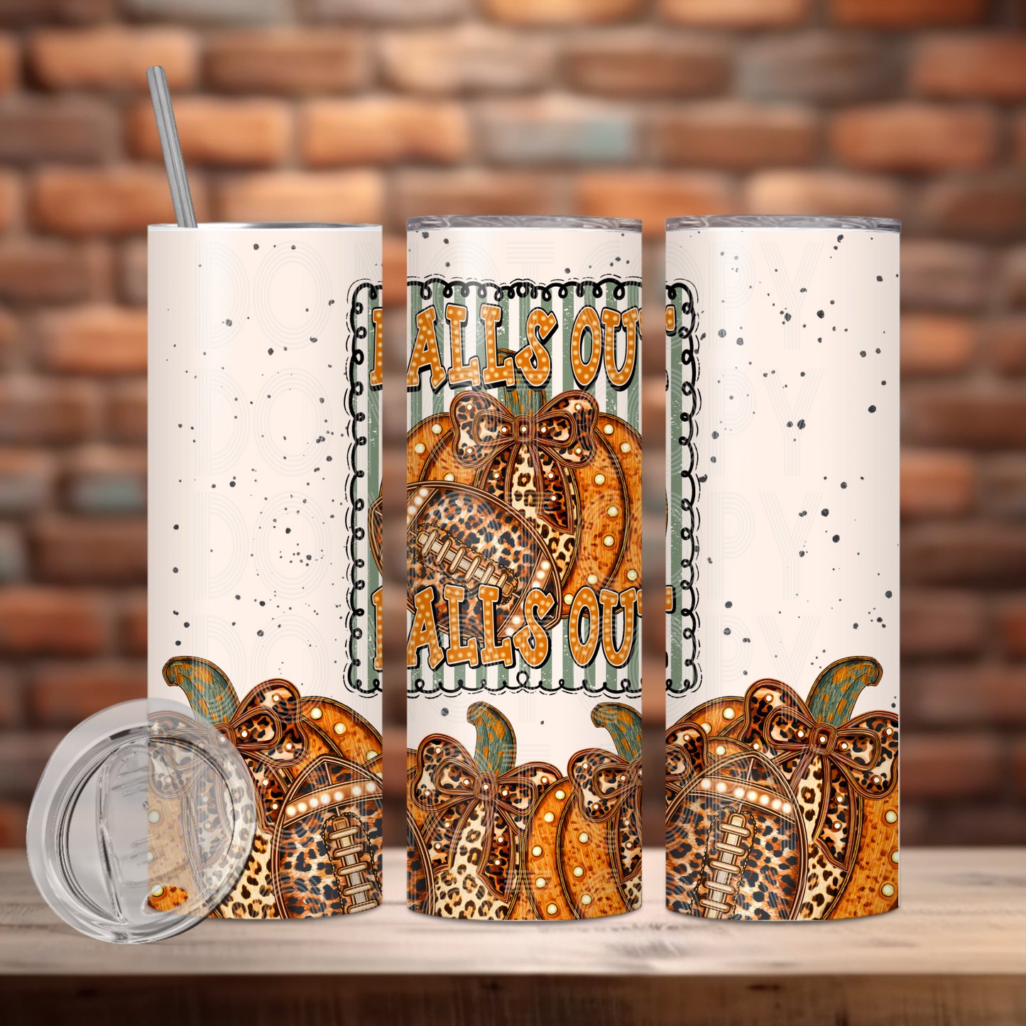 Falls Out Tumbler PNG Design