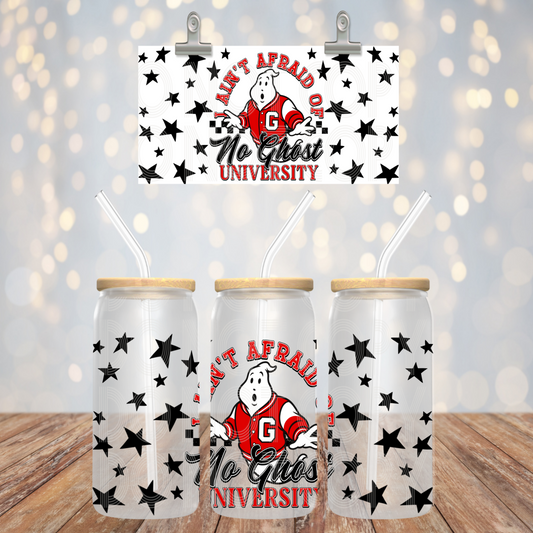 No Ghost University 16oz Libbey PNG Design