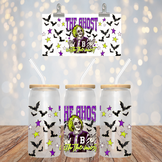 The Ghost 16oz Libbey PNG Design