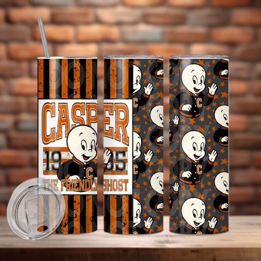 The Friendly Ghost Tumbler PNG Design