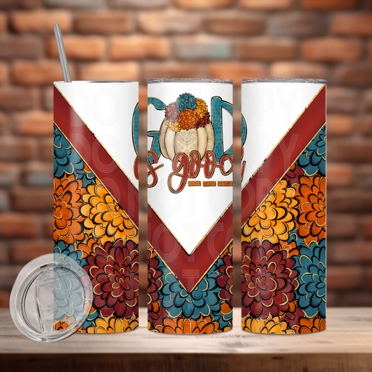 God Is Good Tumbler PNG Design