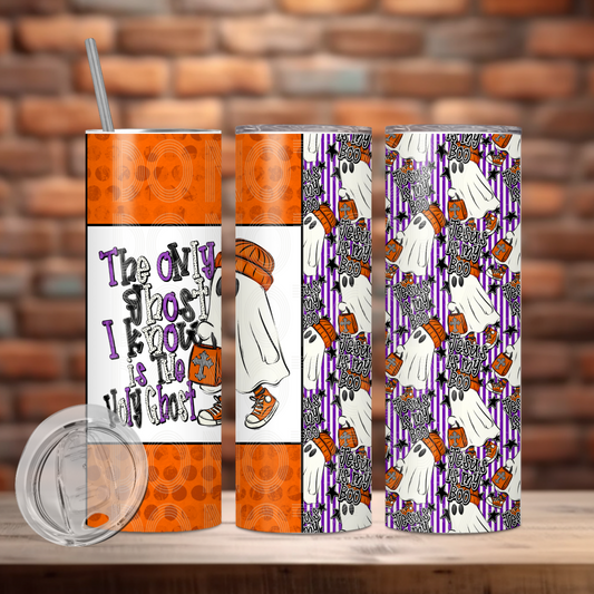 The Only Ghost Tumbler PNG Design