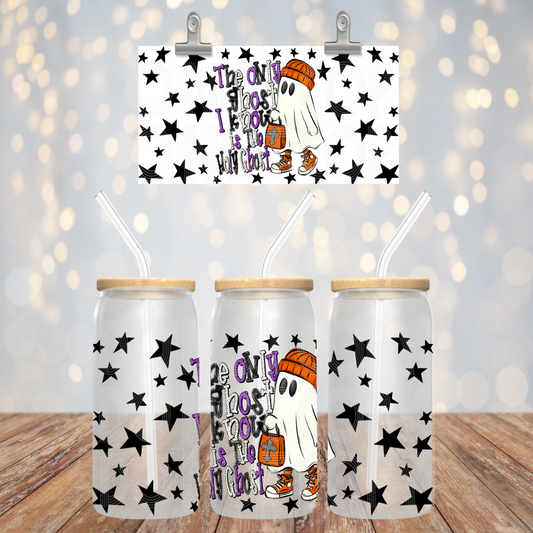 The Only Ghost 16oz Libbey PNG Design