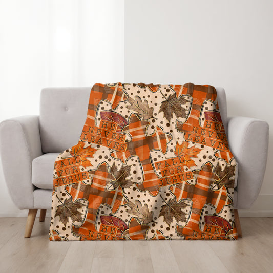 Fall For Jesus Seamless PNG Design