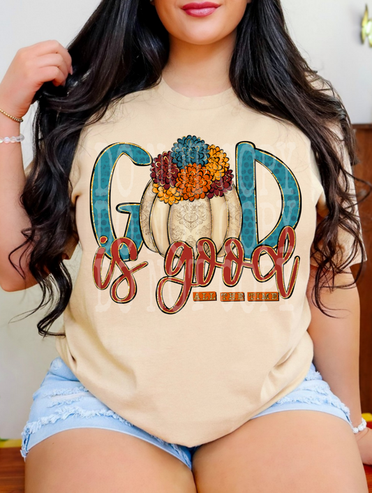 God Is Good PNG Design