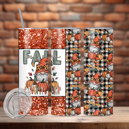 Fall Is My Favorite Color Tumbler PNG Design