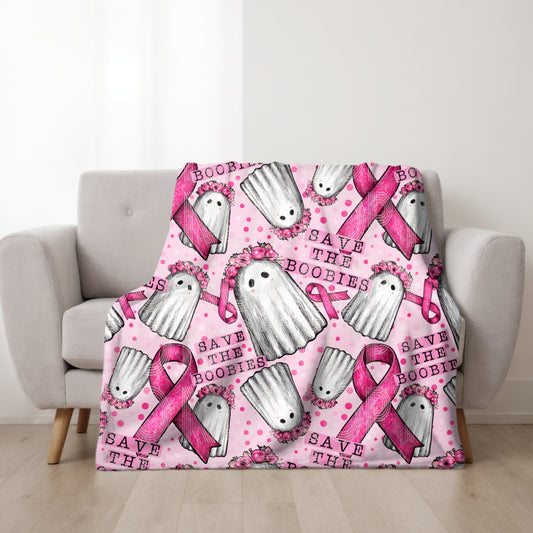 Save The Boobies Seamless PNG Design