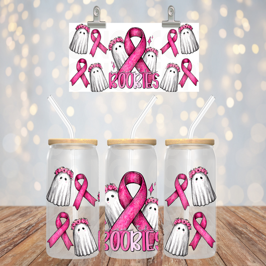 Save The Boobies 16oz Libbey PNG Design