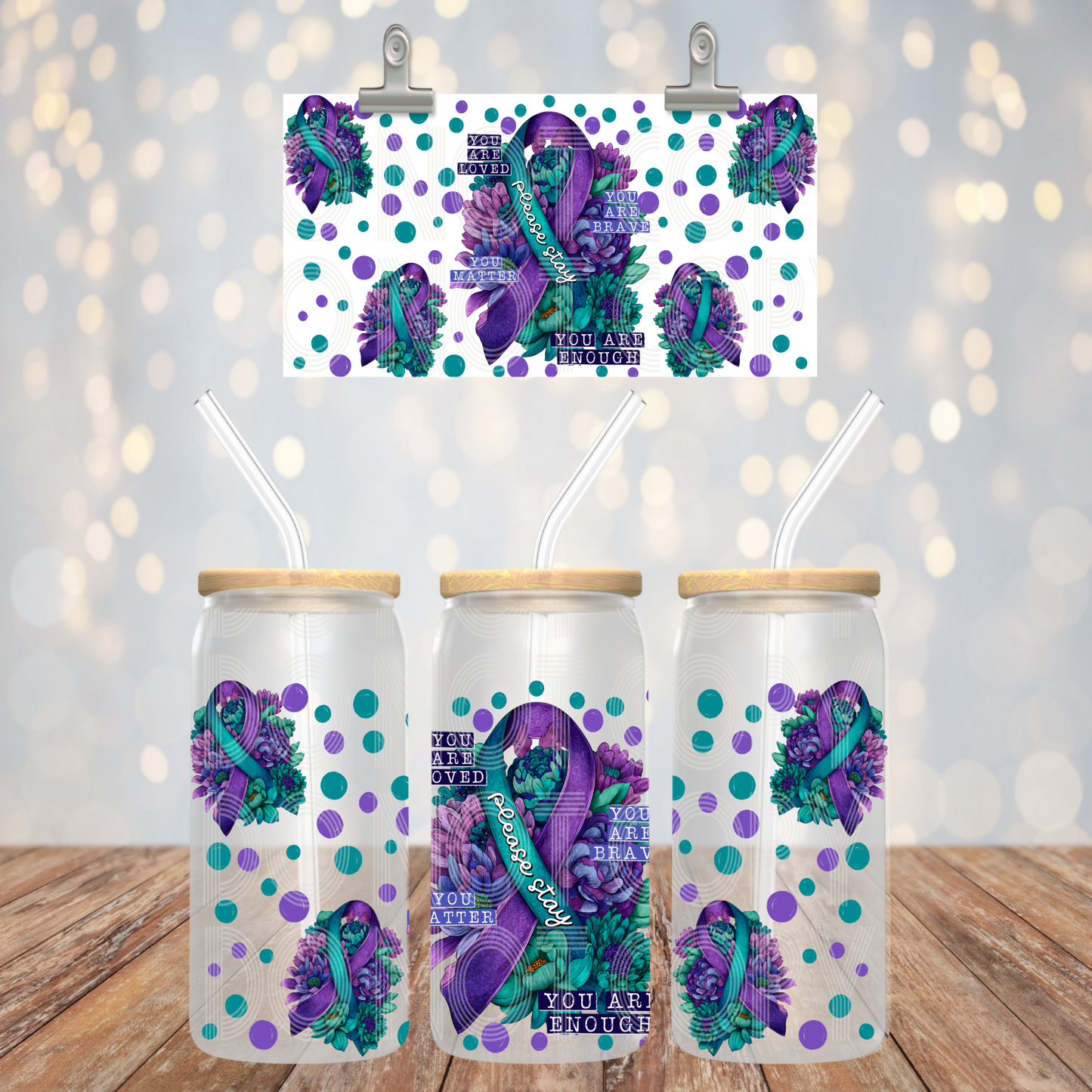 Please Stay 16oz Libbey PNG Design