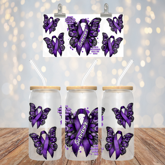 Survivor 16oz Libbey PNG Design