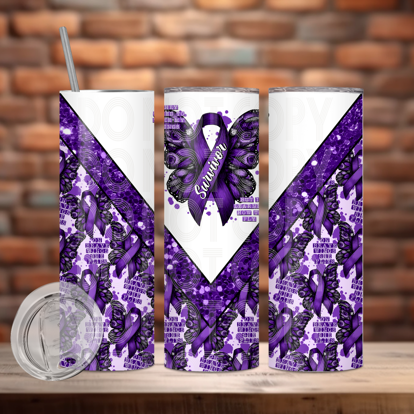 Survivor Tumbler PNG Design