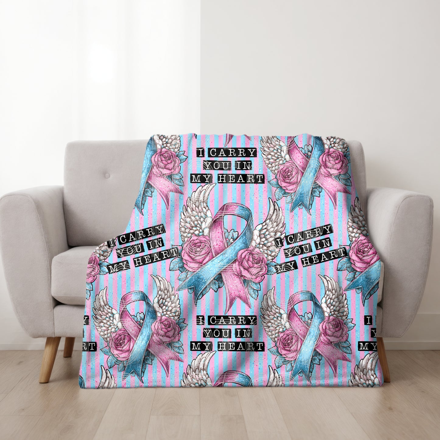 I Carry You In My Heart Seamless PNG Design