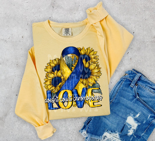 Love Doesn't Count Chromosomes PNG Design