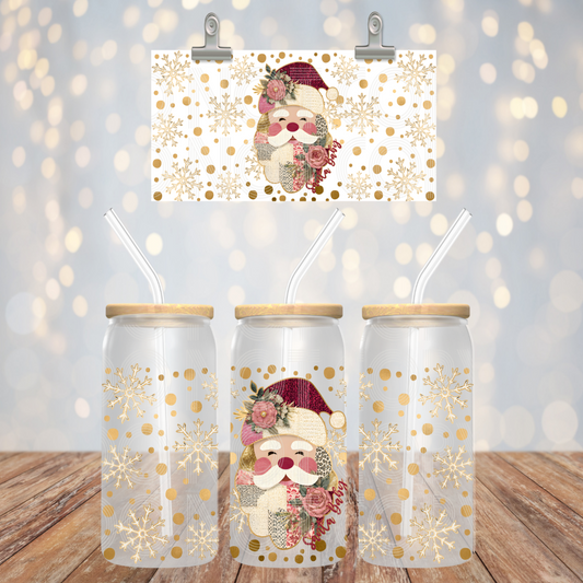 Santa Baby 16oz Libbey PNG Design