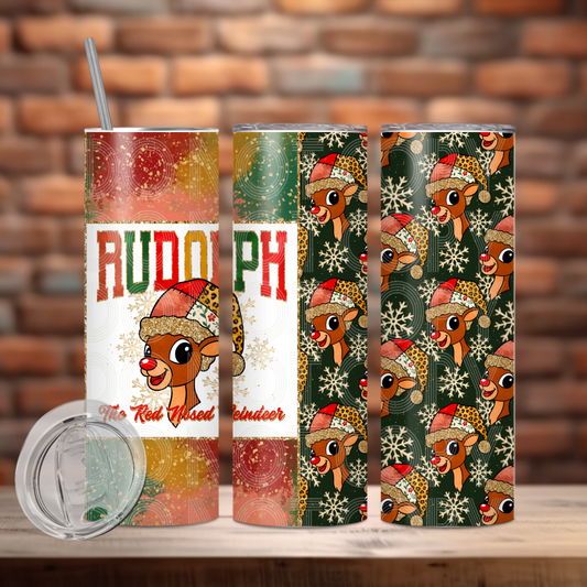 Red Nosed Tumbler PNG Design