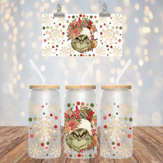 Mean One 16oz Libbey PNG Design