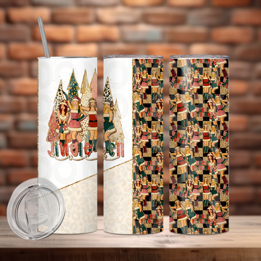 Jingle Bell Rock Tumbler PNG Design