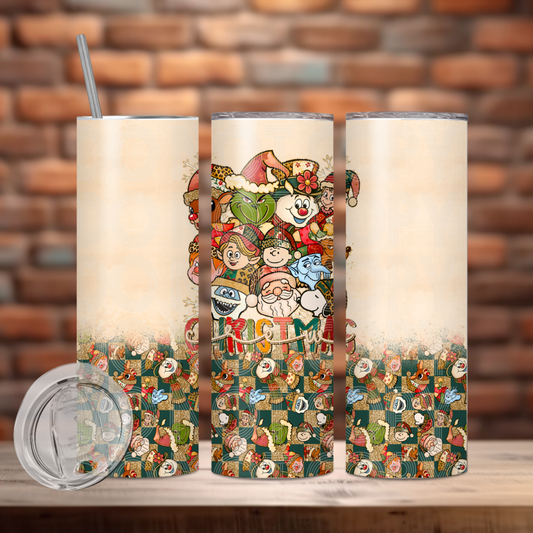 Christmas Crew Tumbler PNG Design