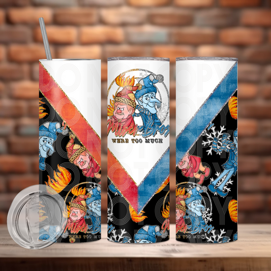 M Bros Tumbler PNG Design