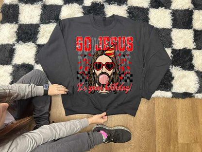 Go Jesus PNG Design