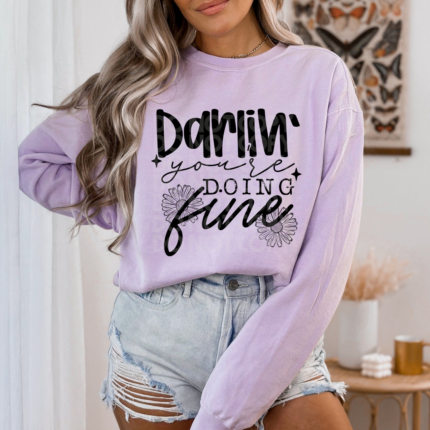 Darlin You're Doing Fine PNG Design