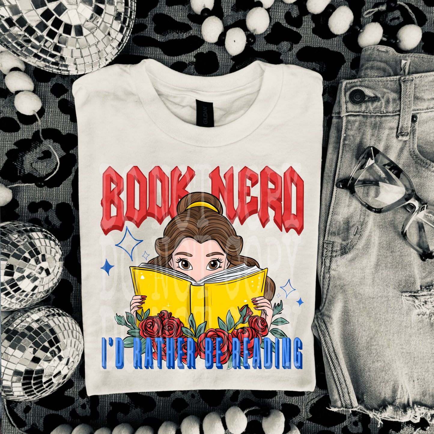 Book Nerd PNG Design