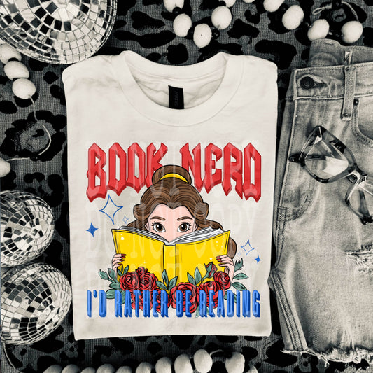 Book Nerd PNG Design