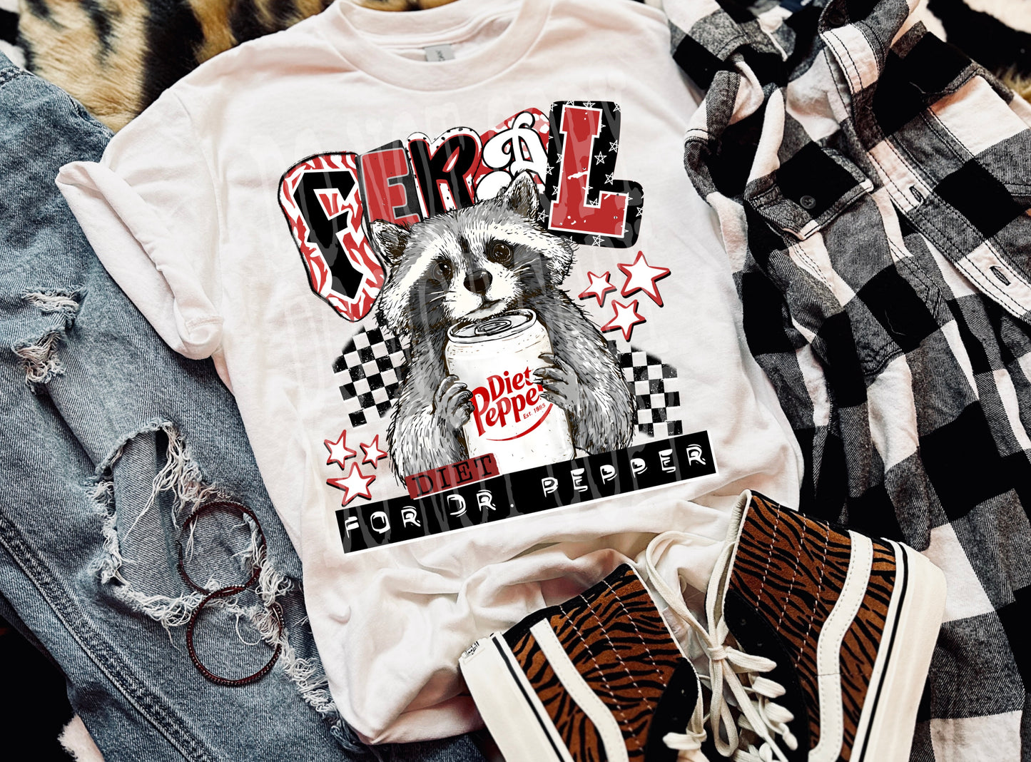 Feral For Diet DP PNG Design