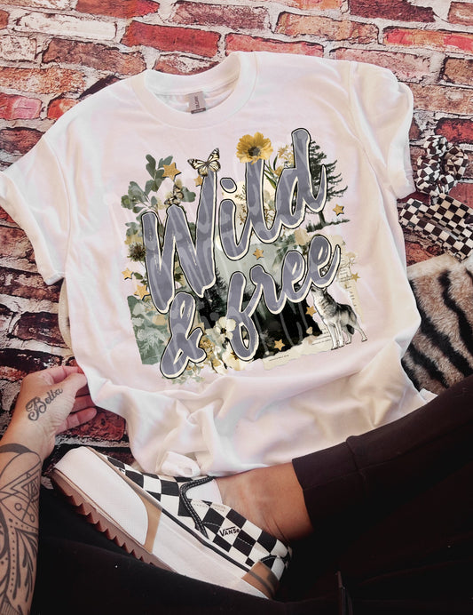 Wild And Free PNG Design