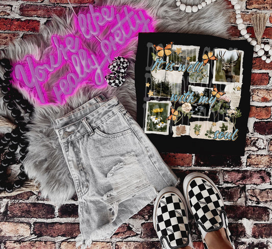 It Is Well PNG Design