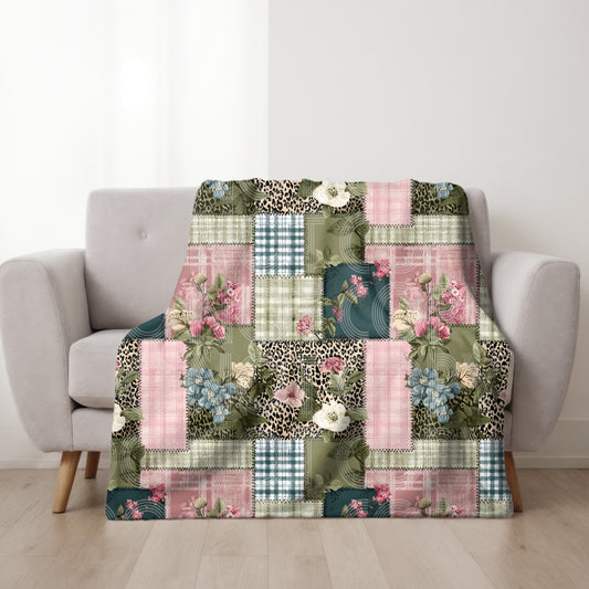 Spring Quilt Seamless PNG Design