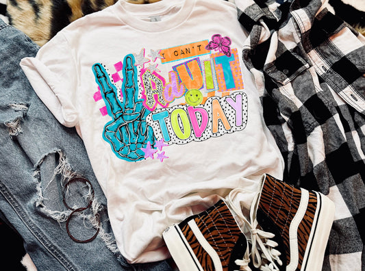 I Can't Adult Today PNG Design